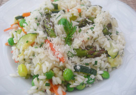 Italské jarní rizoto (Risotto primavera)