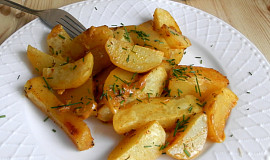 Pečené smetanové brambory