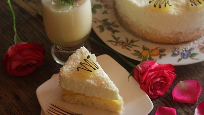Piňa colada dortík
