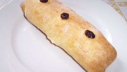 Tvarohový závin z olejového těsta, tvarohový závin se sladidlem