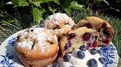 Borůvkové muffiny s rumem