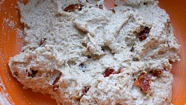 Celozrnná ciabatta se sušenými rajčaty