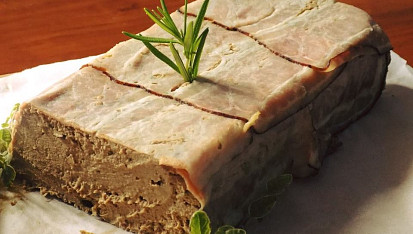 Kuřecí paštika z pečeného masa