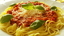Květákovo-masová směs na špagety
