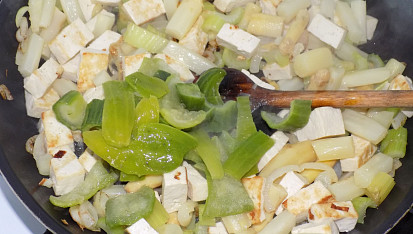 Tofu s chřestem