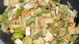 Tofu s chřestem
