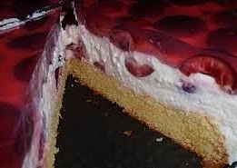 Třešňový dort / řez