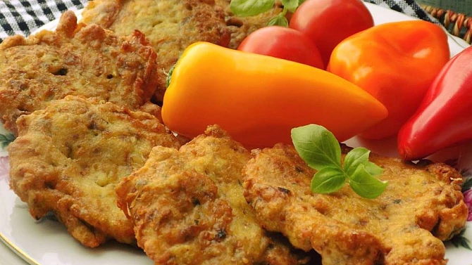 Žampionové placičky s nivou