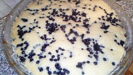 Borůvkový koláč z mikrovlnky