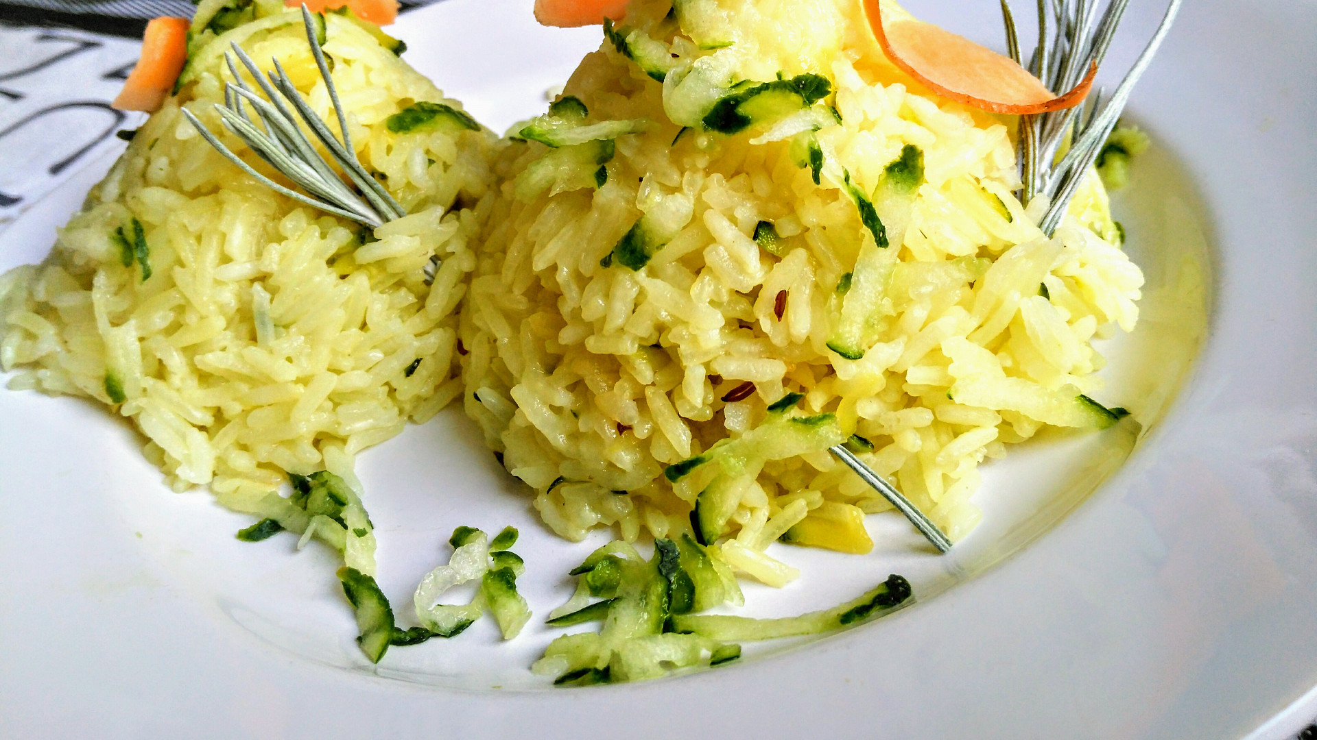 Cuketová rýže s mrkví