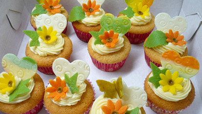 Cupcaky s vanilkovým krémem