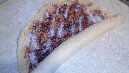 Kynutá bábovka-kakaovo skořicová