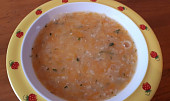 Mrkvovo-vločková polévka - pro nejmenší