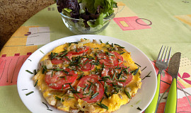 Omeleta s chřestem