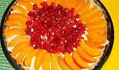 Páj s pudinkovým (tvarohovým) krémem a ovocem