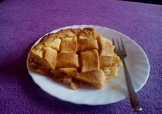 Americký jablečný pie   (rychlý, jednoduchý a bez vajec)