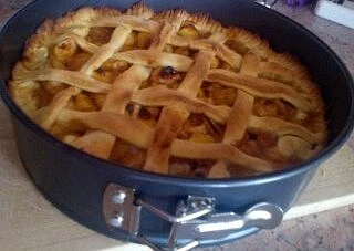 Americký jablečný pie   (rychlý, jednoduchý a bez vajec)