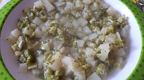 Cuketovo-brokolicová polévka - pro nejmenší