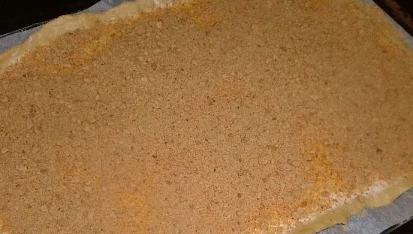 Rychlý koláč s perníkem, Před pečením...