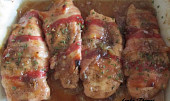 Třtinové kuře ve slanině