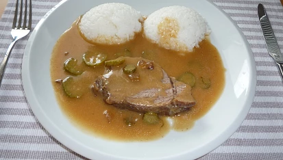 Znojemská pečeně podle Kluků v akci