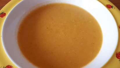 Batátovo-brokolicová krémová polévka - pro nejmenší