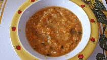 Cuketovo-batátová polévka - pro nejmenší