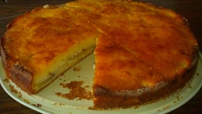 Francouzský hruškový koláč