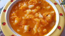 Mrkvová polévka s bramborami - pro nejmenší