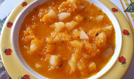 Mrkvová polévka s bramborami - pro nejmenší