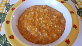 Ovesná kaše s mrkví - pro nejmenší