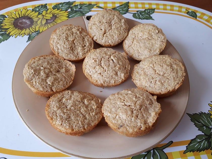 Ovesné muffinky s jablíčky - pro nejmenší