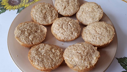 Ovesné muffinky s jablíčky - pro nejmenší