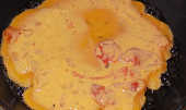 Rajčatová omeletka s cuketou