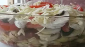 Ražniči bez špejlí  "zapečené brambory" ... z toho co máte doma, v syrovém stavu