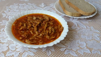 Dršťky na paprice