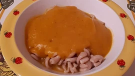Dýňová omáčka s celerem - pro nejmenší
