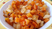 Hokkaido pečená s mrkví a bramborami - pro nejmenší