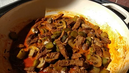 Hovězí Stroganoff à la Silvia