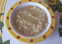 Patizonová polévka s cuketou - pro nejmenší