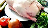 Pečená kachna s netradiční rebarborou a bramborovo-křenovým pyré