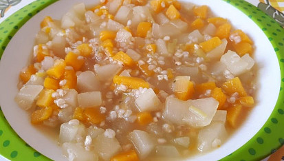 Pohanka s hokkaido a patizonem - pro nejmenší