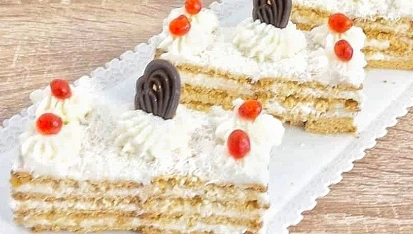 Řezy z Bebe sušenek kokosové a čokoládové