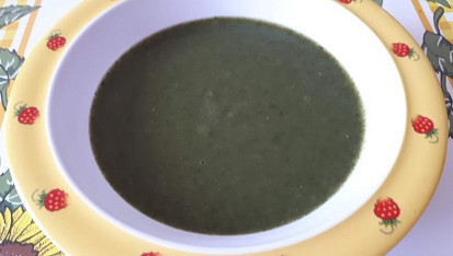 Špenátová polévka - pro nejmenší