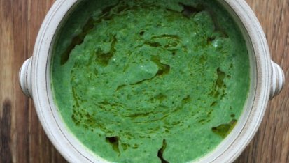 Špenátová RAW polévka, Špenátová RAW polévka