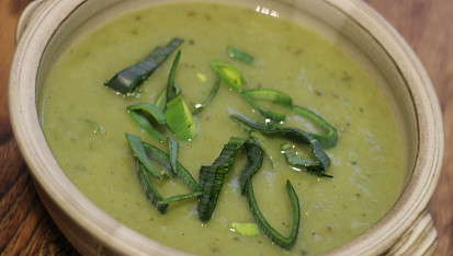 Pórková polévka veganská, Veganská pórková polévka