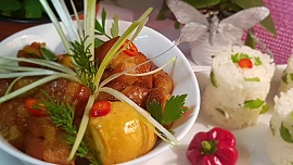 Vietnamský karamelizovaný bůček (Thịt kho tàu )