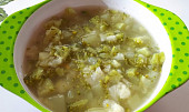 Brokolicovo-cuketová polévka s česnekem - pro nejmenší