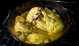 Citrónové grilované kuře na marocký způsob
