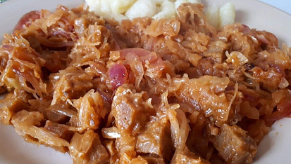 Gnocchi s Klasem a kysaným zelím